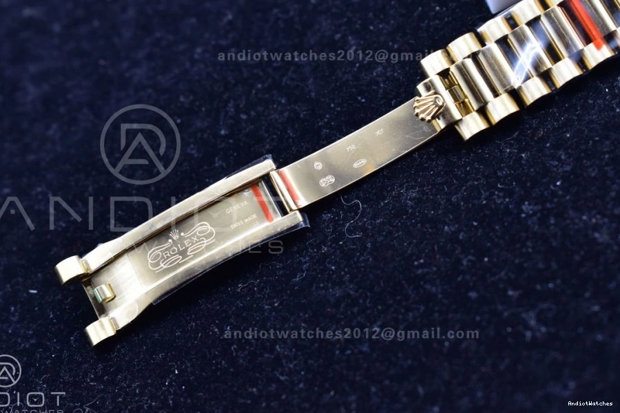 Version YG President 36 On 686 Best BPF V DayDate Unisex Bracelet A2836 0510